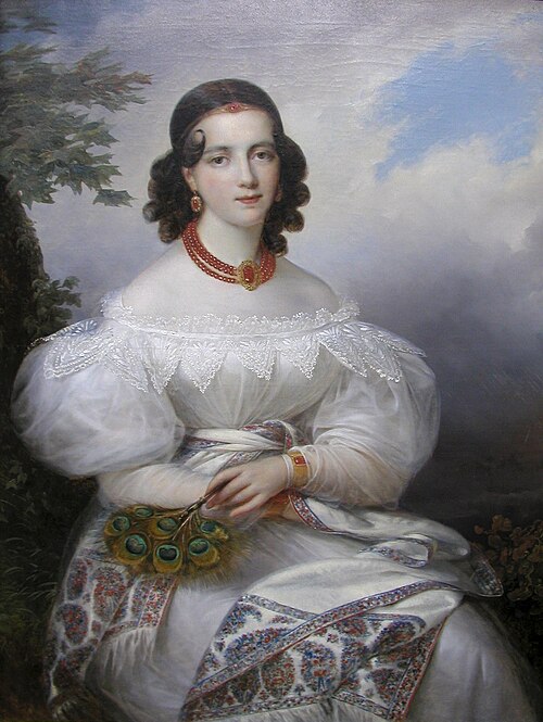 Portrait of a German Princess, 1828, François-Joseph Kinson