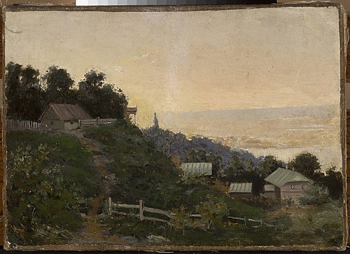River landscape, 1880, Jan Stanisławski