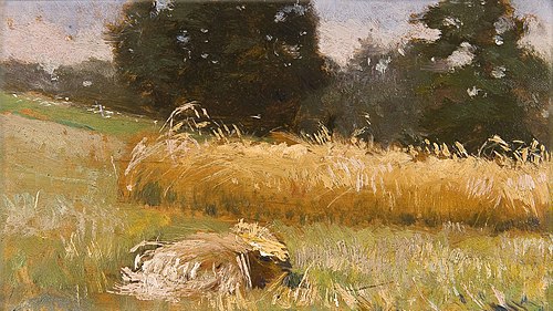 Rye field, 1895, Jan Stanisławski