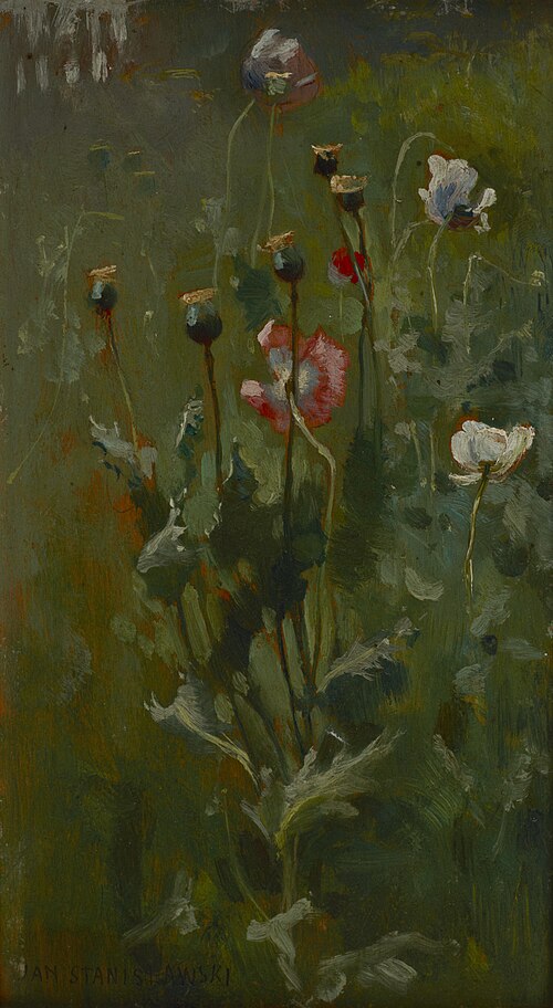 Poppies in Bloom, 1886, Jan Stanisławski
