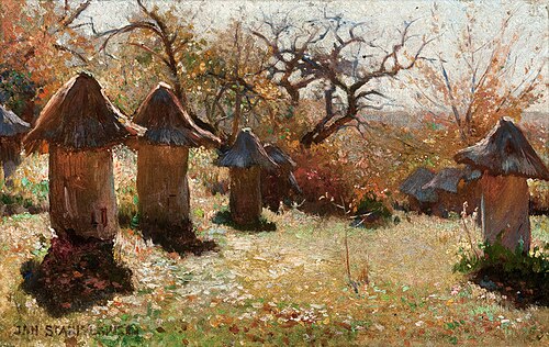 Beehives in the Ukraine, 1895, Jan Stanisławski