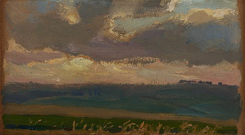 Fields at Proszowice, 1896, Jan Stanisławski
