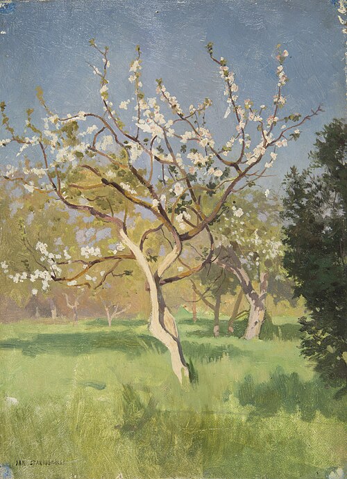 Apple-Tree in Blossom, 1897, Jan Stanisławski