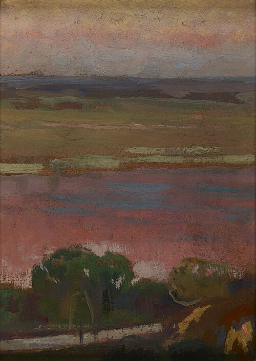 Pink River, 1902, Jan Stanisławski