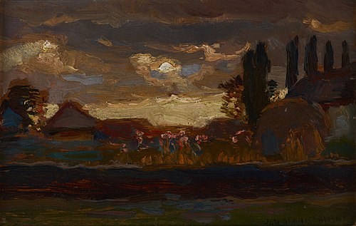 Ukrainian Landscape, 1900, Jan Stanisławski