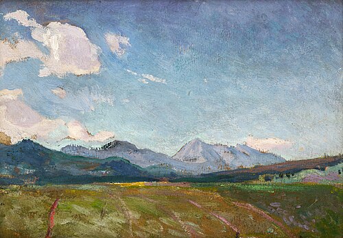 View towards Osobita (Zakopane), 1901, Jan Stanisławski