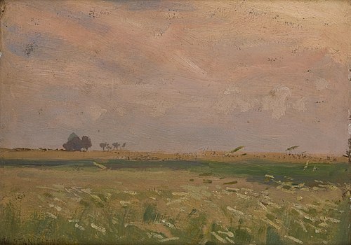 Fields near Bronowice, 1902, Jan Stanisławski