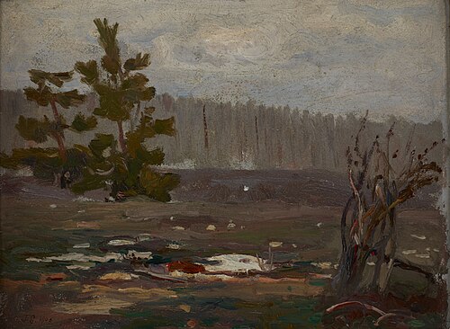 Grey Spring Day, 1903, Jan Stanisławski