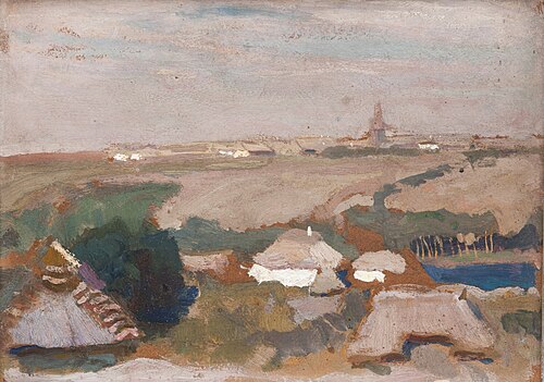 Ukrainian Village, 1903, Jan Stanisławski