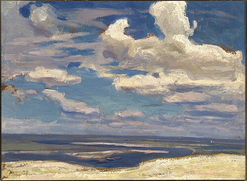 Cloud over the Dnieper River, 1903, Jan Stanisławski
