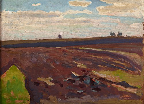Plough-Land in Spring, 1903, Jan Stanisławski