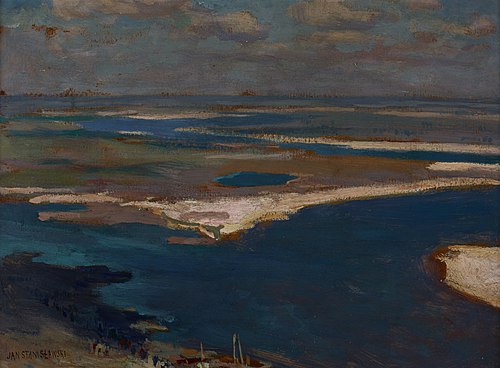The Dnieper River in Blue, 1904, Jan Stanisławski