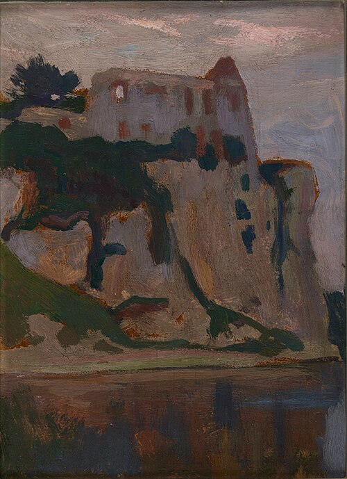 Tyniec at Dawn, 1904, Jan Stanisławski