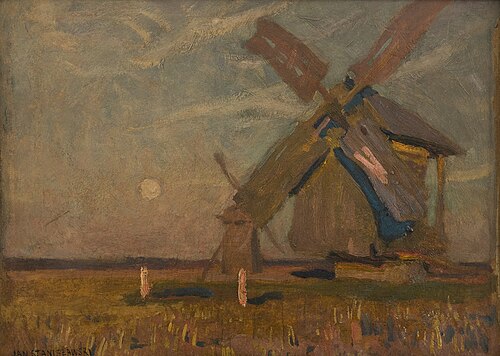 Landscape with Windmills, 1905, Jan Stanisławski
