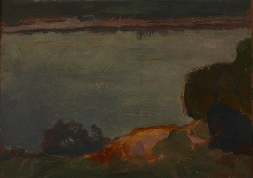 Evening at the Dnieper River, 1905, Jan Stanisławski