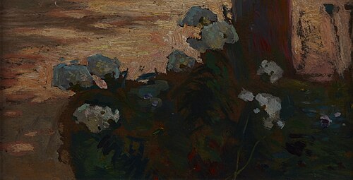 White Phloxes, 1905, Jan Stanisławski