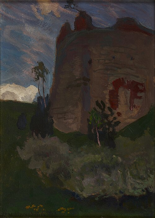 Tower at Tenczyn, 1905, Jan Stanisławski