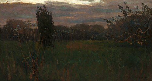 Evening, 1905, Jan Stanisławski