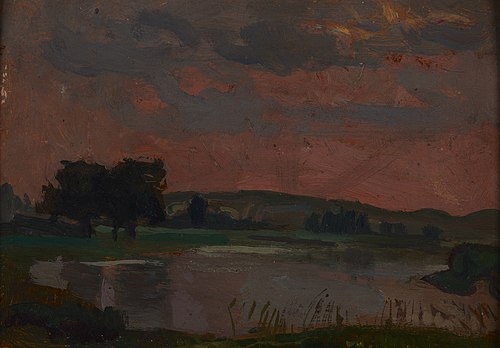 The Vistula in the Twilight, 1906, Jan Stanisławski