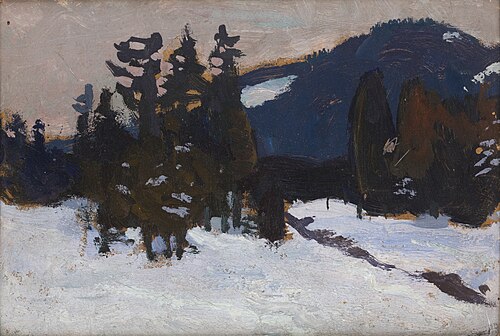 Evening under Koziniec, 1906, Jan Stanisławski