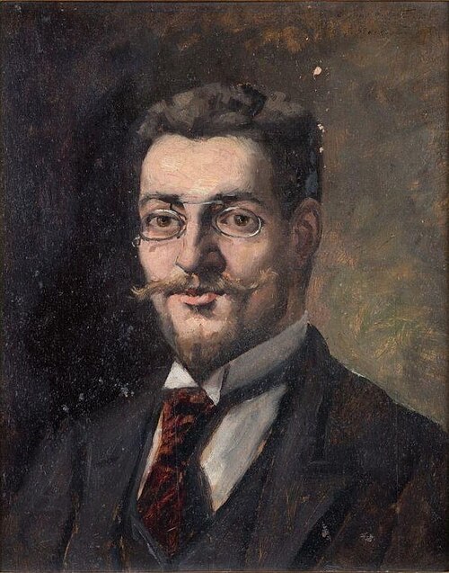 Portrait de Paul Betz (1869-1943), 1896, Gustave Stoskopf