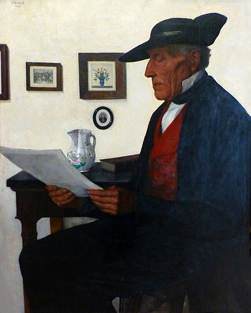 La Lecture, 1927, Gustave Stoskopf