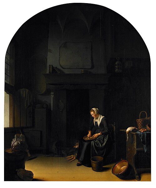 A Kitchen Interior, 1650, Isaac Koedijck