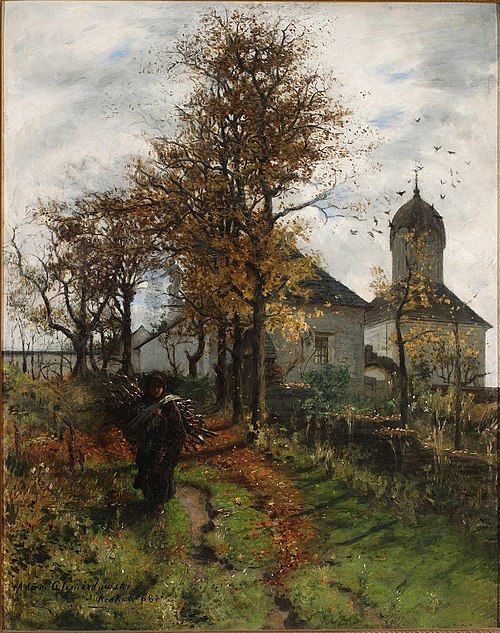 Le Presbytère abandonné., 1888, Albert Chmielowski
