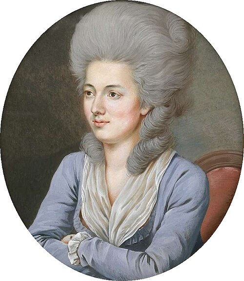 Porträt der Marie du Muralt, 1750, William Berczy