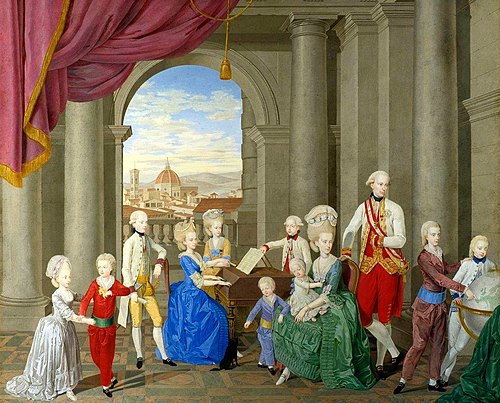 Family of Peter Leopold, Grand Duke of Tuscany, 1781, William Berczy