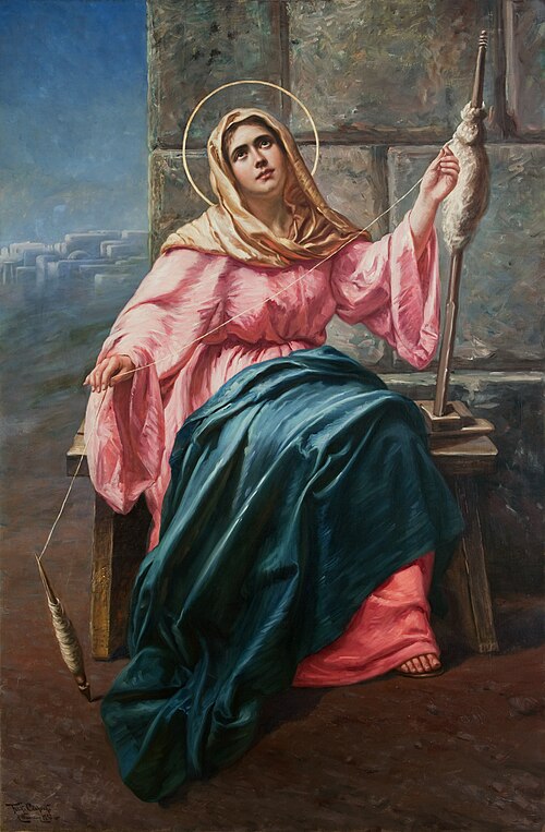 Our Lady the Spinner, 1897, Feliks Cichocki