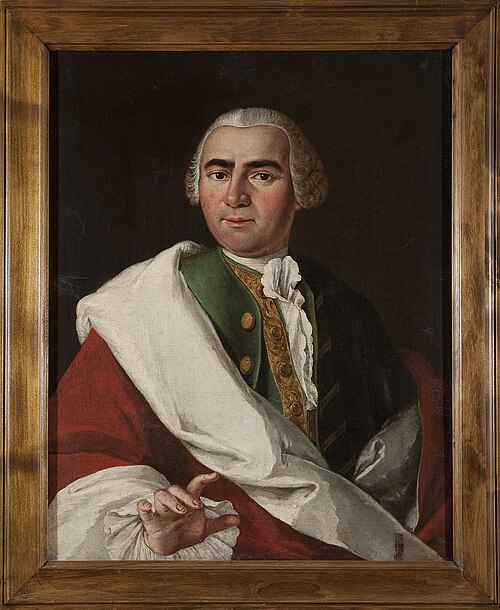 Portrait of Józef Antoni Haller, merchant from Kraków (1725–1785), 1759, Franciszek Ignacy Molitor