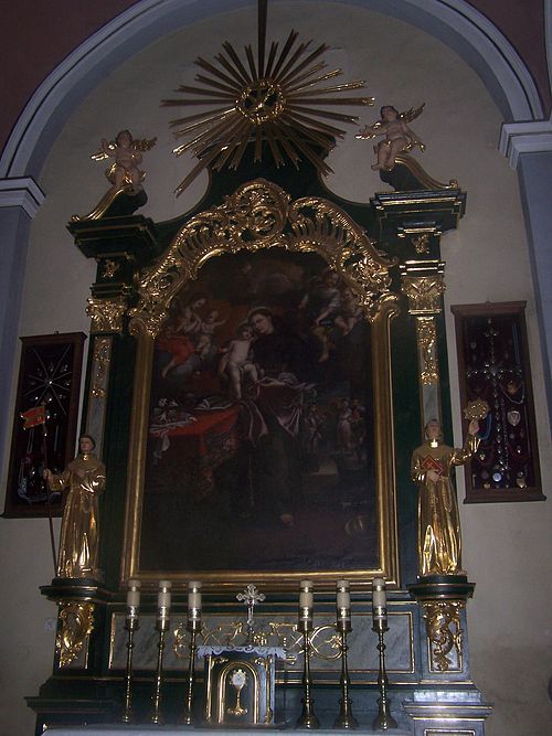 Saint Anthony of Padua with the infant Christ, 1650, Franciszek Lekszycki