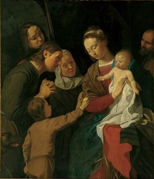 L’Adoration des bergers, 1656, Leendert van der Cooghen