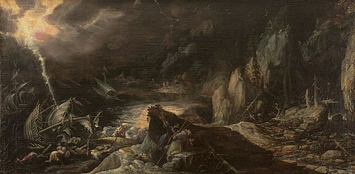 Naufrage de l'Aeneas, 1603, Frederik van Valckenborch
