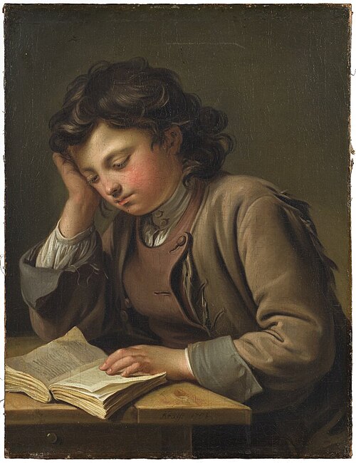 Reading Boy, 1758, Per Krafft