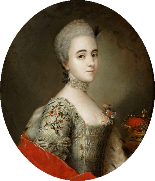 Portrait de Franciszka Krasińska (1744-1796)., 1767, Per Krafft