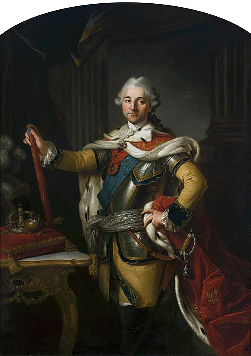 Portrait de Stanislas Auguste Poniatowski, 1767, Per Krafft