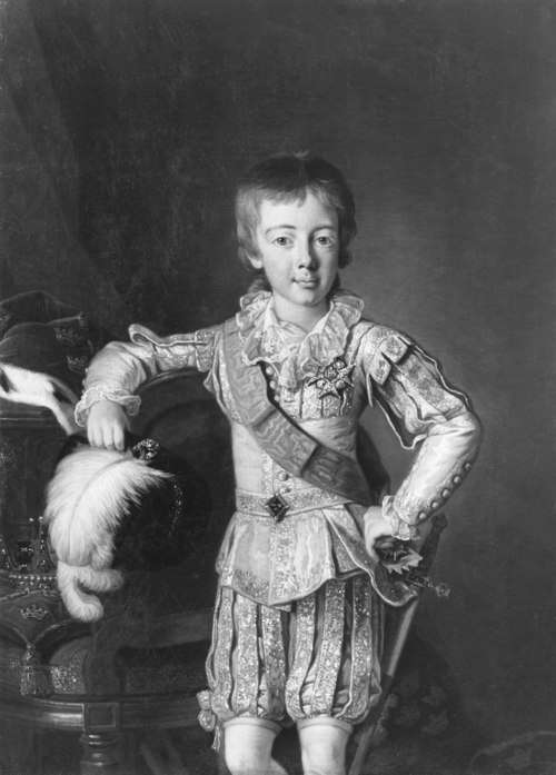 Gustav IV Adolf, 1778-1837, kung av Sverige, 1785, Per Krafft