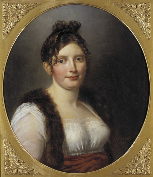 Catharina Charlotta Bågh (1777-1816), gift med friherre Pehr Erik Skjöldebrand, 1812, Per Krafft den yngre