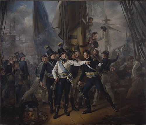 Hertig Karl (Karl XIII) i slaget vid Hogland, 1810, Per Krafft den yngre