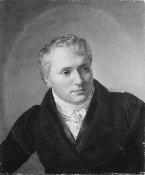Heyman Schück, 1774-1834, affärsman, fabrikör, gift med Beata Hirsch, 1822, Per Krafft den yngre