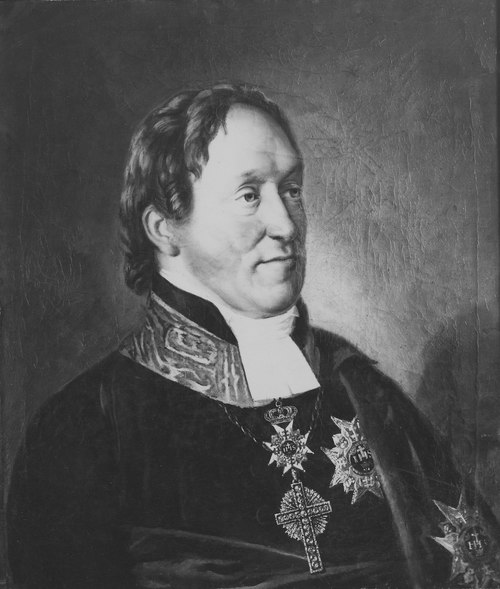Karl Fredrik of Wingård (1781-1851), archbishop, 1845, Per Krafft den yngre