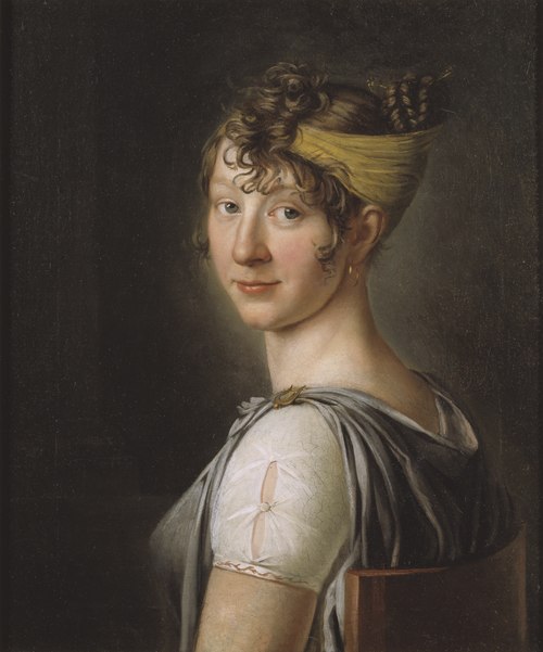 The Artist's Sister Wilhelmina, 1806, Per Krafft den yngre