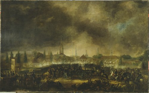 The Storming of Leipzig, 1818, Per Krafft den yngre
