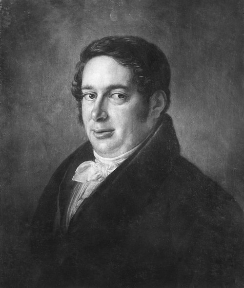 Samuel Nehemias Bendix (1784-1845), wholesaler in Stockholm, 1826, Per Krafft den yngre