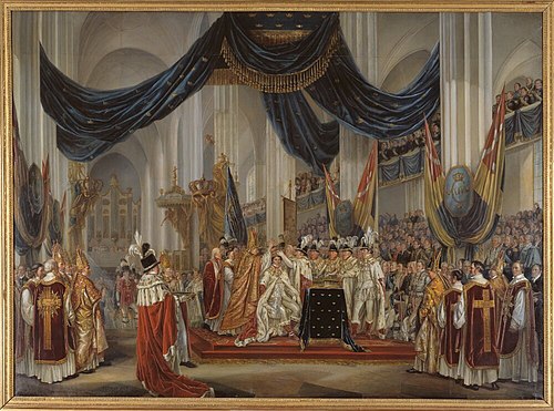 Karl XIV Johans kröning 1818, 1824, Per Krafft den yngre