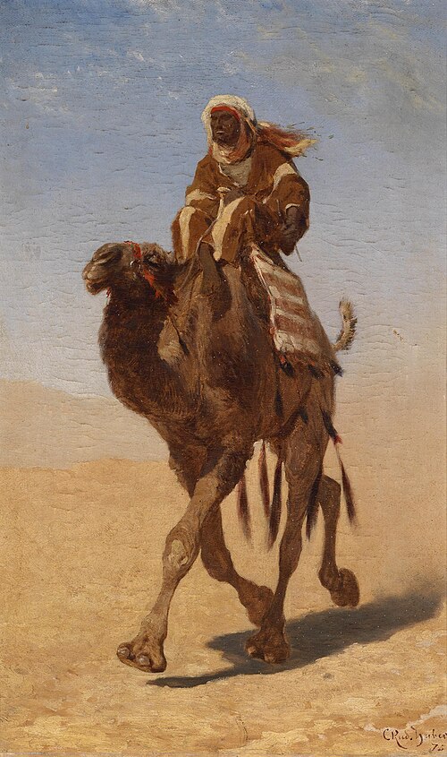 Kamelreiter, 1871, Carl Rudolf Huber