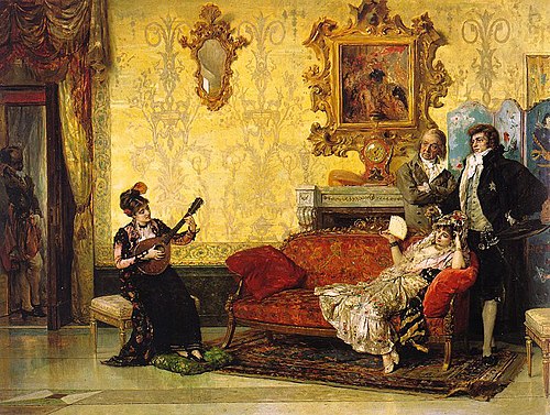 Le Concert, 1875, Vicente Palmaroli