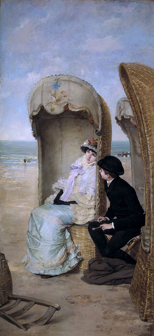 The Confession, 1883, Vicente Palmaroli